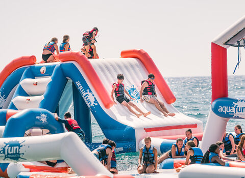 Aqua inflatable park Calellacover